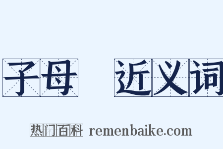 子母彈近义词是什么意思的图片